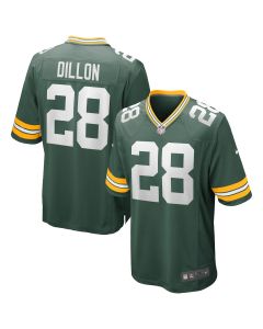 AJ Dillon 28 Green Bay Packers Men Game Jersey – Green