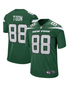 Al Toon 88 New York Jets Game Jersey Retired Player – Men, Green