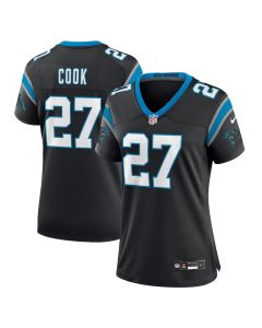 Alex Cook 27 Carolina Panthers Game Women Jersey – Black