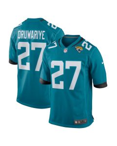 Amani Oruwariye 27 Jacksonville Jaguars Game Men Jersey – Teal