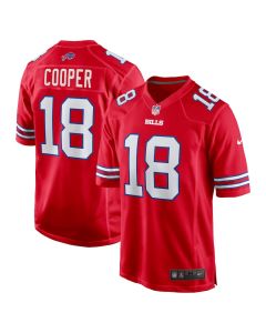 Amari Cooper 18 Buffalo Bills 2nd Alternate Game Men Jersey – Red