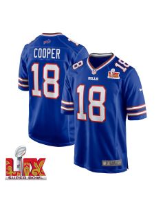 Amari Cooper #18 Buffalo Bills Super Bowl LIX Jersey – Men’s – Royal
