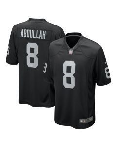 Ameer Abdullah 8 Las Vegas Raiders Team Game Men Jersey – Black