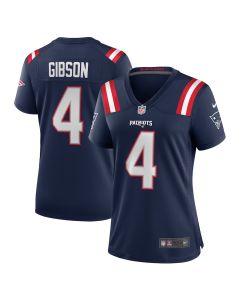 Antonio Gibson 4 New England Patriots Women’s Game Jersey – Navy