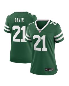 Ashtyn Davis 21 New York Jets Women’s Team Game Jersey – Legacy Green