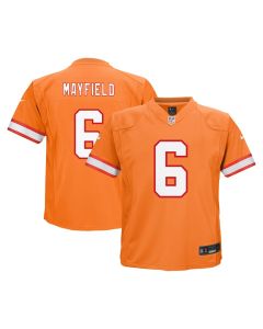 Baker Mayfield 6 Tampa Bay Buccaneers YOUTH Game Jersey – Orange