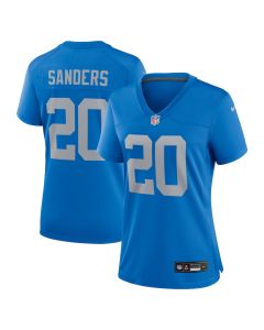 Barry Sanders 20 Detroit Lions Women’s Alternate Game Jersey – Blue