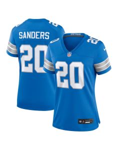 Barry Sanders 20 Detroit Lions Women’s Retired Player Game Jersey – Blue