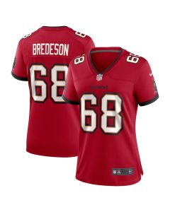 Ben Bredeson 68 Tampa Bay Buccaneers Women’s Game Jersey – Red