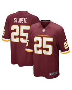 Benjamin St-Juste 25 Washington Football Team Men Game Jersey – Burgundy