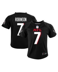 Bijan Robinson 7 Atlanta Falcons Team Player Game YOUTH Jersey – Black