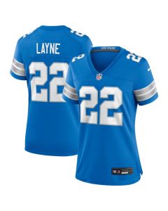 Bobby Layne 22 Detroit Lions Women’s Retired Player Game Jersey – Blue