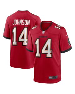 Brad Johnson 14 Tampa Bay Buccaneers Men Game Retired Jersey – Red