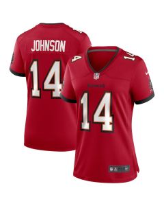 Brad Johnson 14 Tampa Bay Buccaneers Women Game Retired Jersey – Red