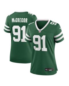 Braiden McGregor 91 New York Jets Women’s Team Game Jersey – Legacy Green