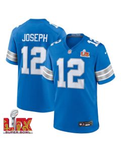 Brandon Joseph #12 Detroit Lions Super Bowl LIX Jersey – Men’s – Blue