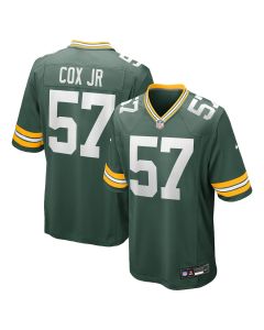 Brenton Cox Jr. 57 Green Bay Packers Game Men Jersey – Green