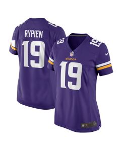 Brett Rypien 19 Minnesota Vikings Women’s Game Jersey – Purple