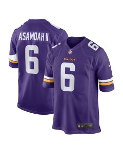 Brian Asamoah II 6 Minnesota Vikings Game Men Jersey – Purple