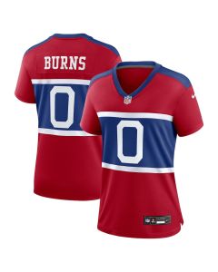 Brian Burns 0 New York Giants Women’s Alternate Player Game Jersey – Century Red