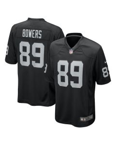 Brock Bowers 89 Las Vegas Raiders Team Game Men Jersey – Black