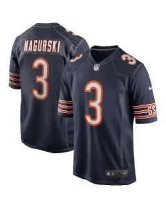 Bronko Nagurski 3 Chicago Bears Men Game Retired Jersey – Navy