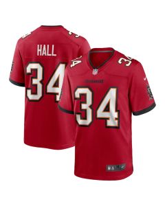 Bryce Hall 34 Tampa Bay Buccaneers Team Game Men Jersey – Red