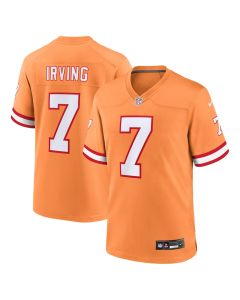 Bucky Irving 7 Tampa Bay Buccaneers Alternate Game Men Jersey – Orange
