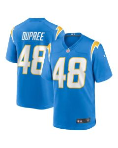 Bud Dupree 48 Los Angeles Chargers Team Game Men Jersey – Powder Blue