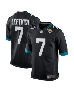 Byron Leftwich 7 Jacksonville Jaguars Men Alternate Retired Game Jersey – Black