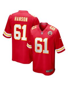 C.J. Hanson 61 Kansas City Chiefs Game Men Jersey – Red