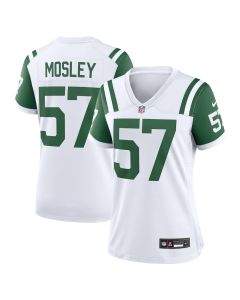 C.J. Mosley 57 New York Jets Women’s Classic Alternate Game Jersey – White