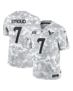 C.J. Stroud 7 Houston Texans 2024 Salute to Service Limited Men Jersey – Arctic Camo