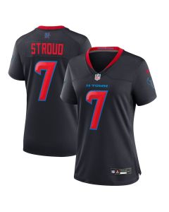 C.J. Stroud 7 Houston Texans Alternate Game Women Jersey – Navy