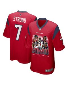 C.J. Stroud 7 Houston Texans The Chosen One Game Men Jersey – Red
