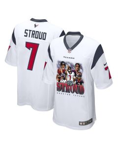 C.J. Stroud 7 Houston Texans The Chosen One Game Men Jersey – White