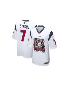 C.J. Stroud 7 Houston Texans The Chosen One Game YOUTH Jersey – White
