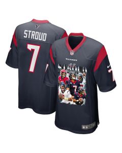 C.J. Stroud 7 Houston Texans The Gunslinger Game Men Jersey – Navy
