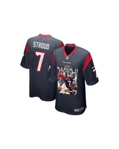 C.J. Stroud 7 Houston Texans The Gunslinger Game YOUTH Jersey – Navy