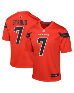C.J. Stroud 7 Houston Texans Youth Alternate Game Jersey – Red