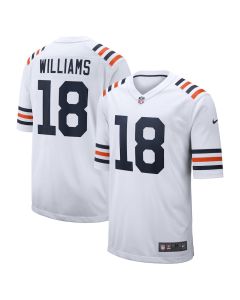 Caleb Williams 18 Chicago Bears 2024 NFL Draft 2nd Alternate Game Jersey – White