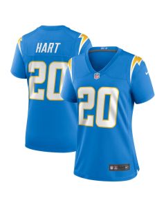 Cam Hart 20 Los Angeles Chargers Women’s Game Jersey – Powder Blue