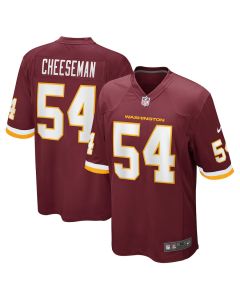 Camaron Cheeseman 54 Washington Football Team Men Game Jersey – Burgundy