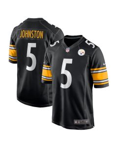 Cameron Johnston 5 Pittsburgh Steelers Game Men Jersey – Black