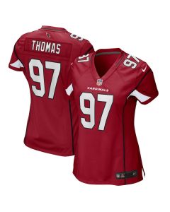 Cameron Thomas 97 Arizona Cardinals Women Game Jersey – Cardinal
