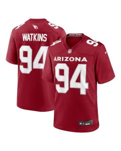 Carlos Watkins 94 Arizona Cardinals Team Game Men Jersey – Cardinal