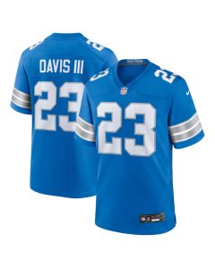 Carlton Davis III 23 Detroit Lions Game Men Jersey – Blue