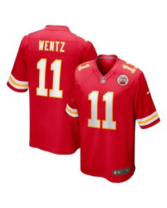 Carson Wentz 11 Kansas City Chiefs Game Men Jersey – Red
