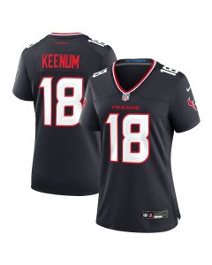 Case Keenum 18 Houston Texans Women’s Team Game Jersey – Navy