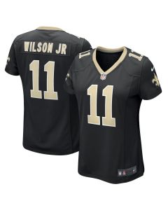 Cedrick Wilson Jr. 11 New Orleans Saints Women’s Game Jersey – Black